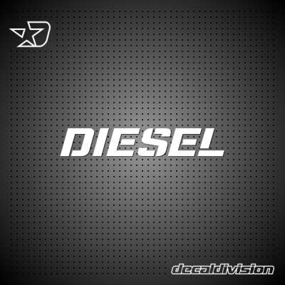 Diesel Fuel Sticker